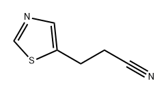 5-Thiazolepropanenitrile Structure