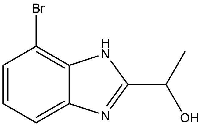 1H-Benzimidazole-2-methanol, 7-bromo-α-methyl- Structure