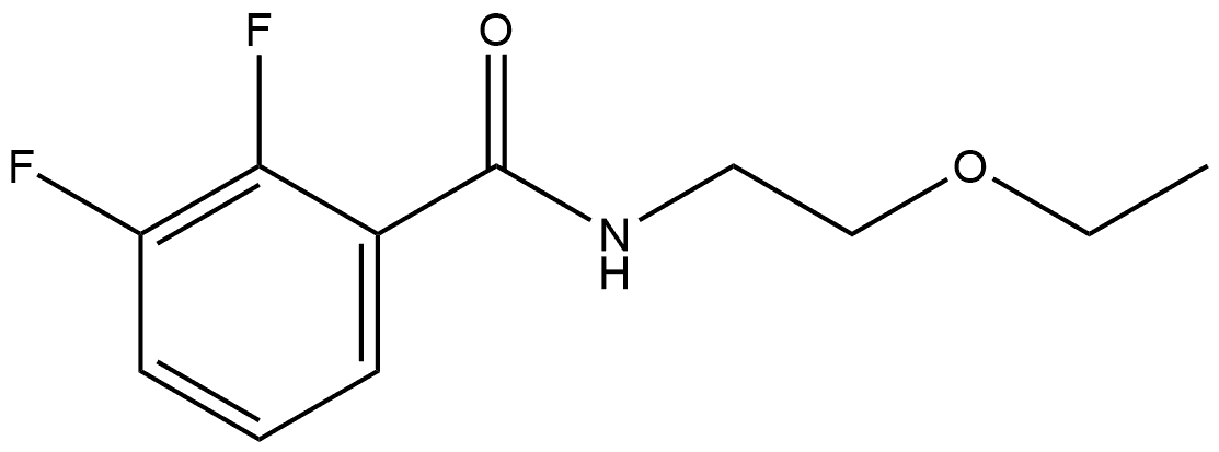 N-(2-Ethoxyethyl)-2,3-difluorobenzamide Structure