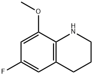 6-fluoro-8-methoxy-1,2,3,4-tetrahydroquinoline Structure