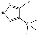 4-bromo-5-(trimethylsilyl)-2H-1,2,3-triazole Structure