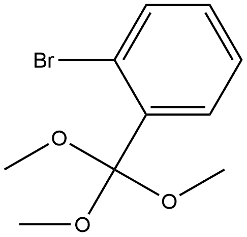 1-Bromo-2-(trimethoxymethyl)benzene Structure