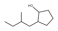 Cyclopentanol, 2-(2-methylbutyl)- Structure