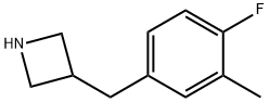 Azetidine, 3-[(4-fluoro-3-methylphenyl)methyl]- Structure