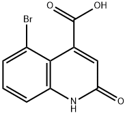 4-Quinolinecarboxylic acid, 5-bromo-1,2-dihydro-2-oxo- Structure