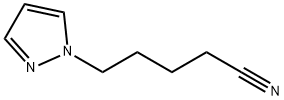 1H-Pyrazole-1-pentanenitrile Structure