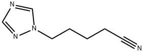 1H-1,2,4-Triazole-1-pentanenitrile Structure