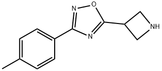 1,2,4-Oxadiazole, 5-(3-azetidinyl)-3-(4-methylphenyl)- Structure