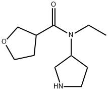 3-Furancarboxamide, N-ethyltetrahydro-N-3-pyrrolidinyl- Structure