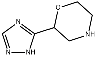 Morpholine, 2-(1H-1,2,4-triazol-5-yl)- Structure