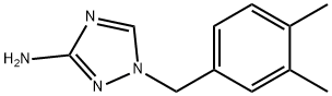 1H-1,2,4-Triazol-3-amine, 1-[(3,4-dimethylphenyl)methyl]- Structure