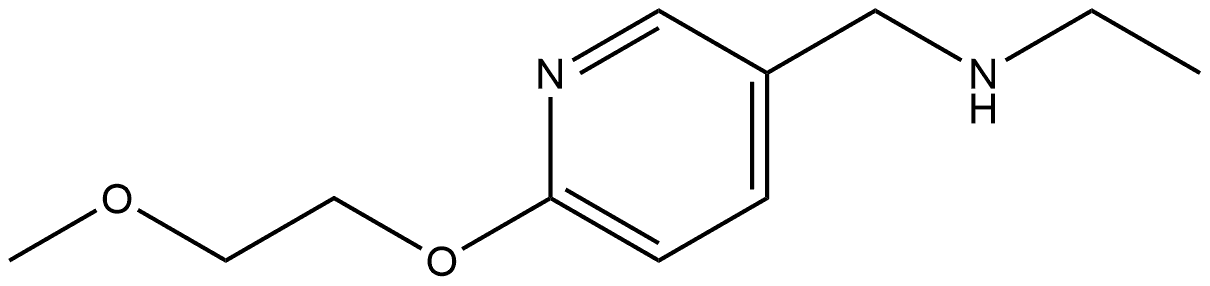 N-Ethyl-6-(2-methoxyethoxy)-3-pyridinemethanamine Structure