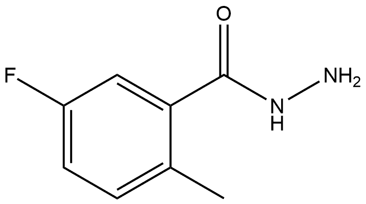 5-Fluoro-2-methylbenzoic acid hydrazide Structure