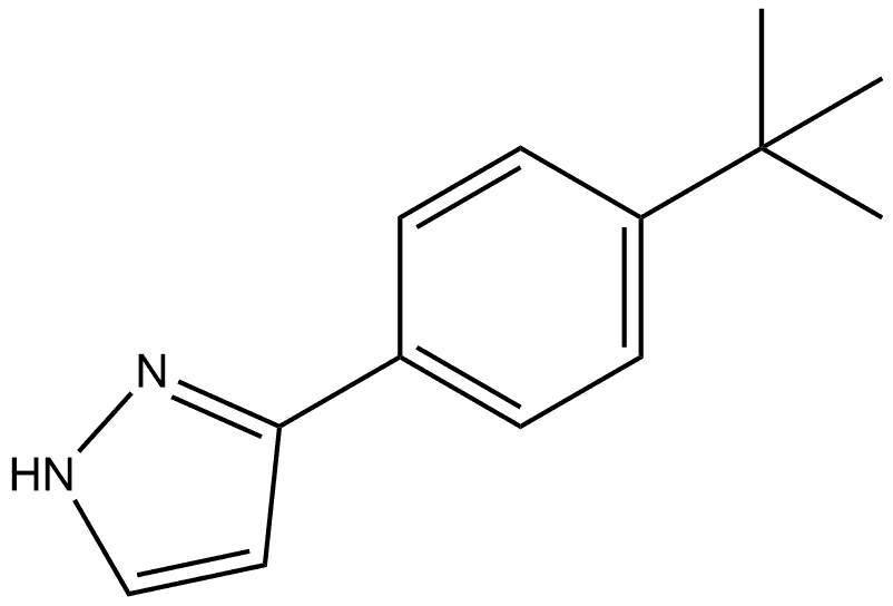 3-[4-(1,1-Dimethylethyl)phenyl]-1H-pyrazole Structure