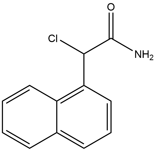 α-Chloro-1-naphthaleneacetamide Structure