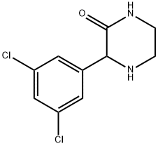 2-Piperazinone, 3-(3,5-dichlorophenyl)- Structure