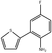 4-Fluoro-2-(thiophen-2-yl)aniline Structure