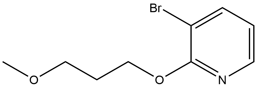 3-Bromo-2-(3-methoxypropoxy)pyridine Structure