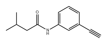 n-(3-Ethynylphenyl)-3-methylbutanamide Structure