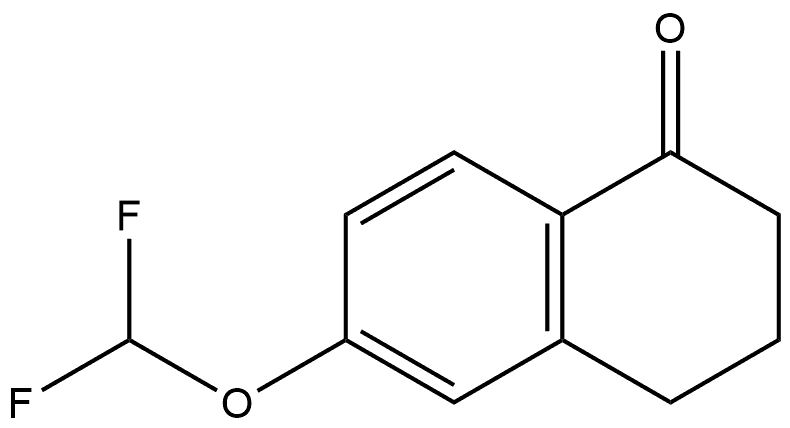 6-(Difluoromethoxy)-3,4-dihydro-1(2H)-naphthalenone Structure