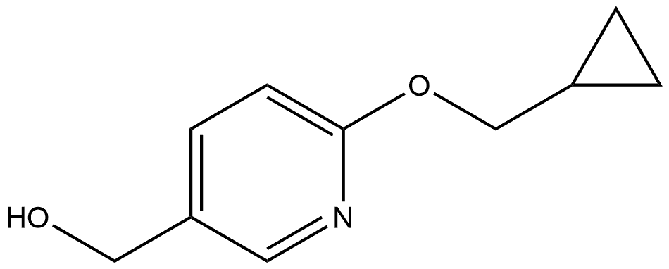 6-(Cyclopropylmethoxy)-3-pyridinemethanol Structure