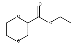 1,4-Dioxane-2-carboxylic acid, ethyl ester Structure