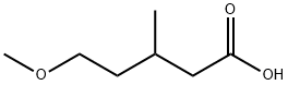 Pentanoic acid, 5-methoxy-3-methyl- Structure