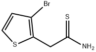 2-Thiopheneethanethioamide, 3-bromo- 구조식 이미지