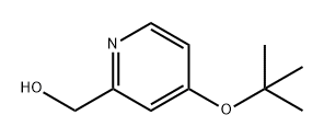 2-Pyridinemethanol, 4-(1,1-dimethylethoxy)- Structure