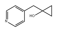 Cyclopropanol, 1-(4-pyridinylmethyl)- Structure