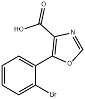 5-(2-bromophenyl)-1,3-oxazole-4-carboxylic acid Structure