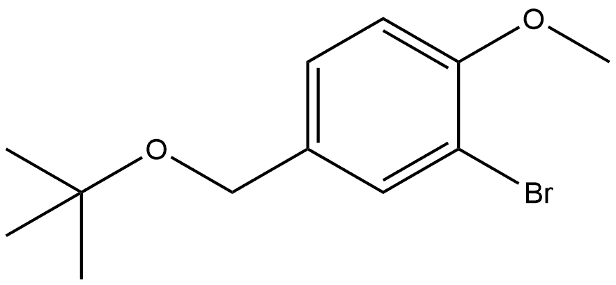 2-Bromo-4-[(1,1-dimethylethoxy)methyl]-1-methoxybenzene Structure