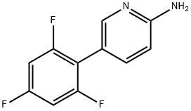 5-(2,4,6-Trifluorophenyl)pyridin-2-amine Structure