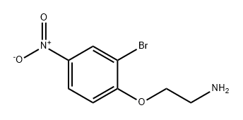 Ethanamine, 2-(2-bromo-4-nitrophenoxy)- Structure