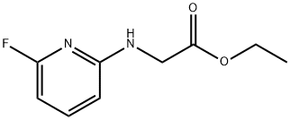 Glycine, N-(6-fluoro-2-pyridinyl)-, ethyl ester Structure