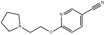 6-(2-(pyrrolidin-1-yl)ethoxy)pyridine-3-carbonitrile Structure