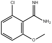 Benzenecarboximidamide, 2-chloro-6-methoxy- Structure