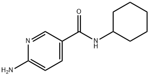 6-amino-N-cyclohexylnicotinamide Structure