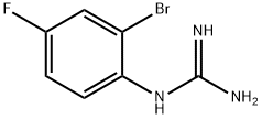 1-(2-Bromo-4-fluorophenyl)guanidine Structure