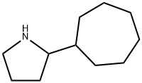 Pyrrolidine, 2-cycloheptyl- Structure