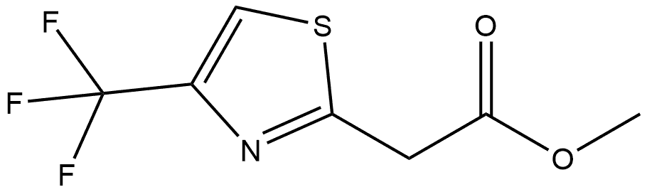 methyl 2-(4-(trifluoromethyl)thiazol-2-yl)acetate Structure