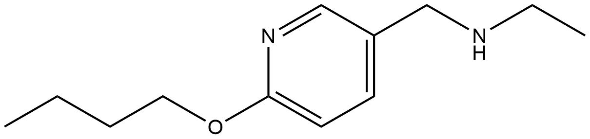 6-Butoxy-N-ethyl-3-pyridinemethanamine Structure