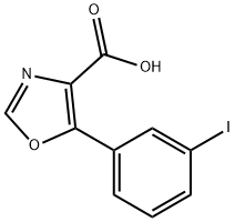 5-(3-iodophenyl)-1,3-oxazole-4-carboxylic acid Structure