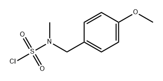 Sulfamoyl chloride, N-[(4-methoxyphenyl)methyl]-N-methyl- Structure