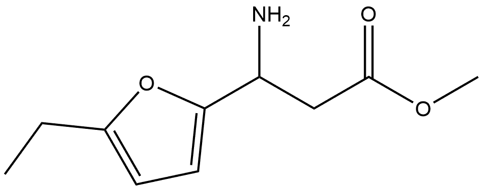 methyl-?3-?amino-?3-?(5-?ethylfuran-?2-?yl)?propanoate Structure