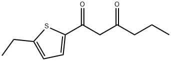 1,3-Hexanedione, 1-(5-ethyl-2-thienyl)- 구조식 이미지