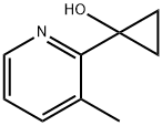 Cyclopropanol, 1-(3-methyl-2-pyridinyl)- Structure