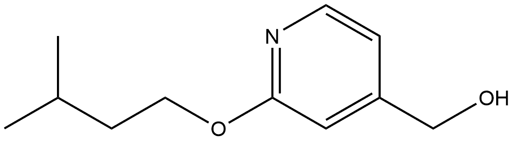 2-(3-Methylbutoxy)-4-pyridinemethanol Structure