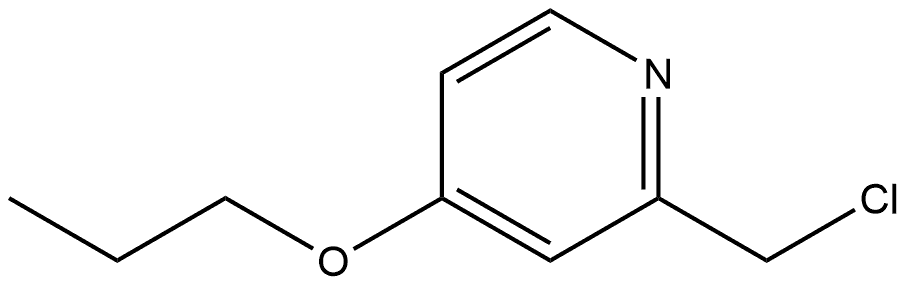 2-(Chloromethyl)-4-propoxypyridine Structure