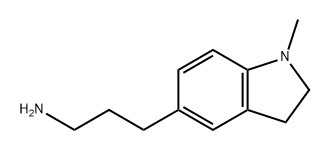 1H-Indole-5-propanamine, 2,3-dihydro-1-methyl- Structure